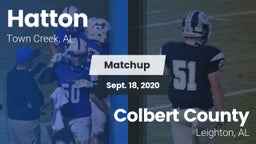 Matchup: Hatton vs. Colbert County  2020