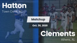 Matchup: Hatton vs. Clements  2020