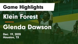 Klein Forest  vs Glenda Dawson  Game Highlights - Dec. 19, 2020