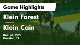 Klein Forest  vs Klein Cain  Game Highlights - Dec. 31, 2020