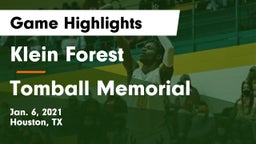 Klein Forest  vs Tomball Memorial  Game Highlights - Jan. 6, 2021