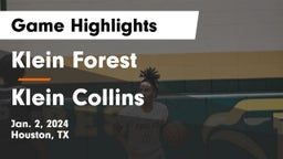 Klein Forest  vs Klein Collins  Game Highlights - Jan. 2, 2024