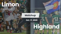 Matchup: Limon vs. Highland  2020