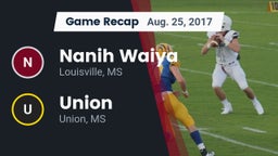 Recap: Nanih Waiya  vs. Union  2017