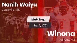 Matchup: Nanih Waiya vs. Winona  2017