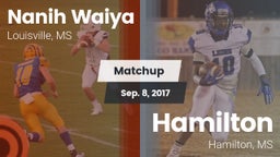 Matchup: Nanih Waiya vs. Hamilton  2017