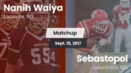Matchup: Nanih Waiya vs. Sebastopol  2017