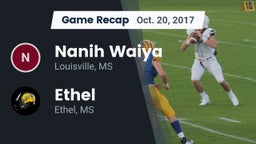 Recap: Nanih Waiya  vs. Ethel  2017