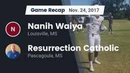 Recap: Nanih Waiya  vs. Resurrection Catholic  2017