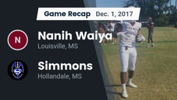 Recap: Nanih Waiya  vs. Simmons  2017