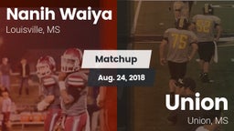 Matchup: Nanih Waiya vs. Union  2018