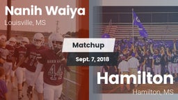 Matchup: Nanih Waiya vs. Hamilton  2018