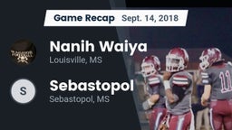 Recap: Nanih Waiya  vs. Sebastopol  2018