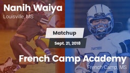 Matchup: Nanih Waiya vs. French Camp Academy  2018