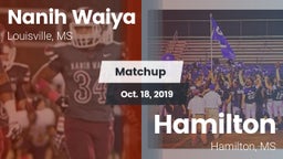Matchup: Nanih Waiya vs. Hamilton  2019