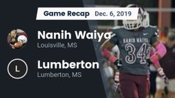 Recap: Nanih Waiya  vs. Lumberton  2019