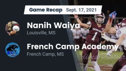 Recap: Nanih Waiya  vs. French Camp Academy  2021