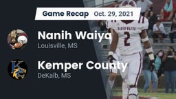 Recap: Nanih Waiya  vs. Kemper County  2021
