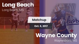 Matchup: Long Beach vs. Wayne County  2017