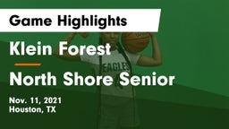 Klein Forest  vs North Shore Senior  Game Highlights - Nov. 11, 2021