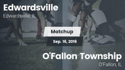 Matchup: Edwardsville vs. O'Fallon Township  2016