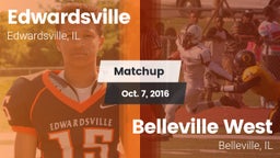Matchup: Edwardsville vs. Belleville West  2016