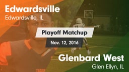 Matchup: Edwardsville vs. Glenbard West  2016
