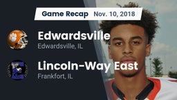 Recap: Edwardsville  vs. Lincoln-Way East  2018