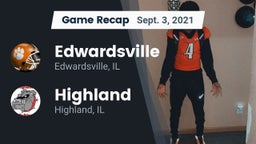 Recap: Edwardsville  vs. Highland  2021
