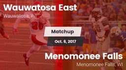 Matchup: Wauwatosa East vs. Menomonee Falls  2017