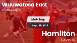 Matchup: Wauwatosa East vs. Hamilton  2018