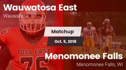 Matchup: Wauwatosa East vs. Menomonee Falls  2018