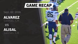 Recap: Alvarez  vs. Alisal  2016