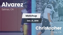 Matchup: Alvarez vs. Christopher  2016