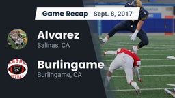 Recap: Alvarez  vs. Burlingame  2017