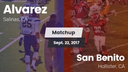 Matchup: Alvarez vs. San Benito  2017