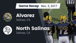 Recap: Alvarez  vs. North Salinas  2017