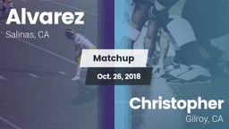 Matchup: Alvarez vs. Christopher  2018