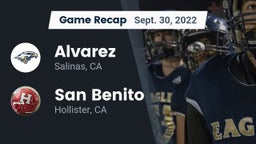Recap: Alvarez  vs. San Benito  2022