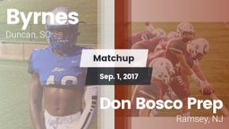 Matchup: Byrnes vs. Don Bosco Prep  2017