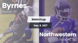 Matchup: Byrnes vs. Northwestern  2017