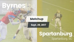 Matchup: Byrnes vs. Spartanburg  2017