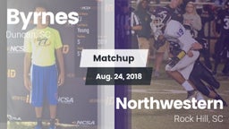 Matchup: Byrnes vs. Northwestern  2018