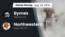Recap: Byrnes  vs. Northwestern  2018