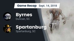 Recap: Byrnes  vs. Spartanburg  2018