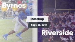Matchup: Byrnes vs. Riverside  2018