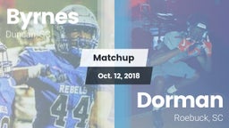 Matchup: Byrnes vs. Dorman  2018