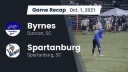 Recap: Byrnes  vs. Spartanburg  2021