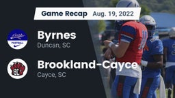 Recap: Byrnes  vs. Brookland-Cayce  2022