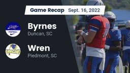 Recap: Byrnes  vs. Wren  2022